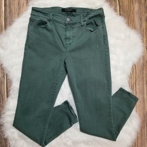 Liverpool Olive Green Stretch Womens Ankle Skinny